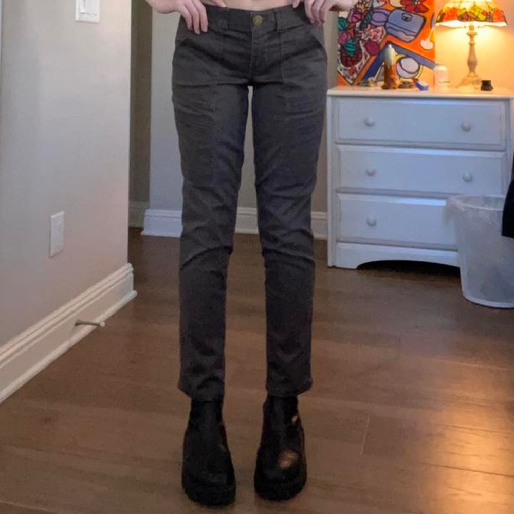 BROWN CARGO JEANS